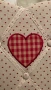 Голямо, качествено мемо пано– сърце, 43см/ 40см, снимка 2