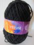  Черна унгарска прежда VENUSZ, 50 грама, снимка 2