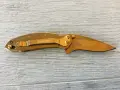НОВ оригинален 24 K позлатен сгъваем нож KERSHAW 1600G Ken Onion Chive  от САЩ, снимка 12