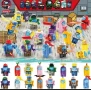 16 Амонг Ус Ъс Among Us малки пластмасови фигурки лего конструктор играчки и топери за торта украса, снимка 1