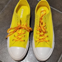 Оригинални дамски кецове "Converse", жълти (номер 37,5) - нови, снимка 5 - Кецове - 42896090