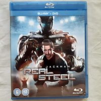 Real Steel (2011)(blu-ray disk) без бг субтитри, снимка 1 - Blu-Ray филми - 29419003