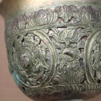 Сребърна чаша с позлата ''Потир'', снимка 4 - Антикварни и старинни предмети - 44389972