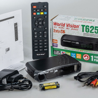 Приемник /декодер за цифрова ефирна кабелна телевизия World Vision T625D3 H.265 HEVC, снимка 4 - Приемници и антени - 27547796