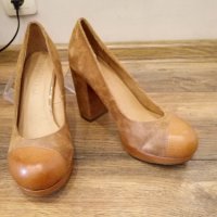 НАМАЛЕНО! 100% Естествена кожа дамски обувки, снимка 6 - Дамски обувки на ток - 39711599