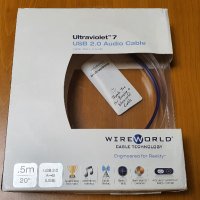 Wireworld Ultraviolet 7 USB A to USB B (0.5 m) аудио кабел, снимка 1 - Други - 38180934