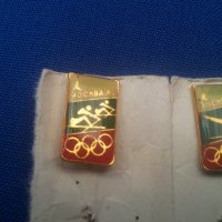 Значки от олимпиада 80 Москва, гребане, земна гимнастика, конен спорт, колоездене, снимка 2 - Колекции - 35006488