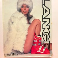 Vintage Плакат ( Постер ) LANGE GIRL CLASSIC SKI POSTER - WARM INSIDE - 1978, снимка 1 - Колекции - 31823279