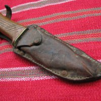 Немски окопен нож с кания, снимка 1 - Антикварни и старинни предмети - 34456207