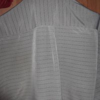 Мъжка риза с къс ръкав сивобежова голям размер, снимка 5 - Ризи - 29142931