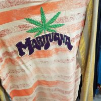 Продавам мъжка блуза парен памук с бродерия марихуана , снимка 2 - Блузи - 30547957