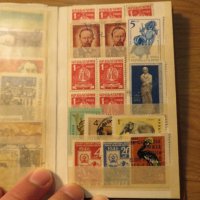Колекция от 150 стари пощенски марки - кафява корица - птици, кучета, цветя, красиви местности, снимка 10 - Филателия - 40792317