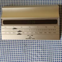 стар алуминиев термометър с датник, снимка 2 - Други стоки за дома - 30353166