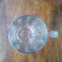 Стара стъклена халба Загорка - 1 литър, снимка 2 - Колекции - 38627270