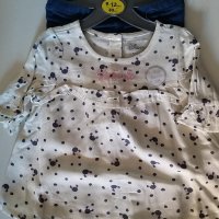 комплект блузка с клин мини маус , снимка 2 - Комплекти за бебе - 31847655