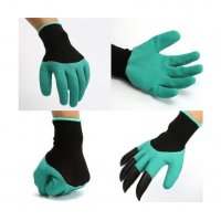Градинарски ръкавици Garden Genie Gloves, Комплект 2 бр., с нокти, Черно/Зелени, снимка 2 - Градински инструменти - 29882741