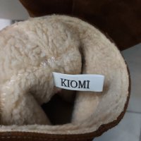 Kiomi - ботуши естествен велур, снимка 4 - Дамски ботуши - 31691005