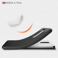 Nokia 5.1 Plus - Удароустойчив Кейс Гръб CARBON, снимка 9 - Калъфи, кейсове - 31422069