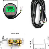 Тестер за монитор на батерията акумула Волтметър Амперметър 8-80V 0-350A  за Каравани кемпери лодки , снимка 1 - Аксесоари и консумативи - 42265898