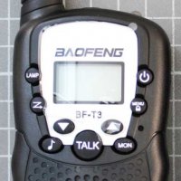 Уоки Токи Радиостанции Baofeng BF-T3, Комплект 2бр. 38 лични кода, 10 звука, снимка 3 - Други - 35361886
