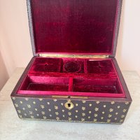 Страхотна Френска Викторианска кутия за бижита, снимка 2 - Други - 44500615