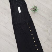 Нова дълга черна рокля, снимка 1 - Рокли - 40350554
