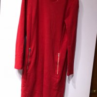 Червена рокля , снимка 8 - Рокли - 31252428