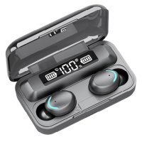 Безжични Блутут Слушалки TWS F9 5C tws Пауър Банк външна батерия безкабелни слушалки с дисплей и тъч, снимка 4 - Слушалки, hands-free - 42279388