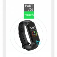 Смарт гривна M4 Smart Wristband Smart bracelet фитнес гривна, часовник крачкомер, Bluetooth. НАЛИЧНО, снимка 2 - Смарт гривни - 30686948