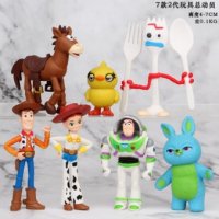 7 бр Toy Story Играта на играчките пластмасови фигурки PVC за игра и украса торта топер