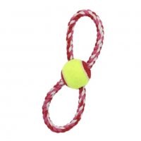 3420 Играчка за куче тенис топка с въже, снимка 5 - За кучета - 39487120