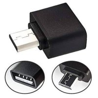 OTG преходник за захранване USB-А(ж)/MICRO USB(м), снимка 1 - USB кабели - 42372935