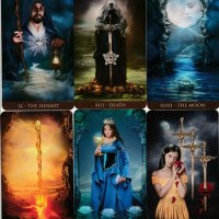 Разкошно красиви таро карти: Thelema Tarot & Arcanum Tarot, снимка 13 - Карти за игра - 34165685