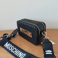 Черна чанта Moschino  код SG-G123, снимка 4 - Чанти - 40729004