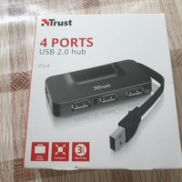 4 ports USB 2.0 hub, снимка 1 - Други - 39421867