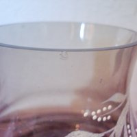 Стара бонбониера от калиево стъкло , снимка 5 - Антикварни и старинни предмети - 31795820