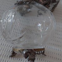 Руски сребърни чаши с кана-сребро 84 и кристал, снимка 7 - Антикварни и старинни предмети - 35623818
