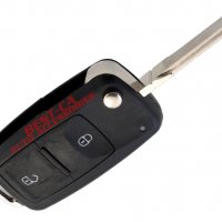 Кутийка ключ WOLKSWAGEN SEAT SKODA 2 бутона с острие OS, снимка 3 - Аксесоари и консумативи - 33860507