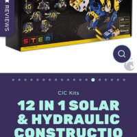12 in 1 Solar & Hydraulic Construction Kit, снимка 1 - Конструктори - 38978979