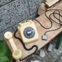 Автентичен ретро стационарен телефон, снимка 4 - Антикварни и старинни предмети - 34949685
