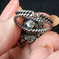 Сребърен пръстен с талисмани "Konplott" ❤️, снимка 3 - Пръстени - 40831563