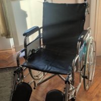 Инвалиден стол, сгъваем , снимка 1 - Инвалидни колички - 42593688