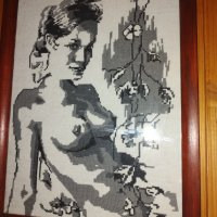 Гоблен голата жена, снимка 1 - Гоблени - 37666280
