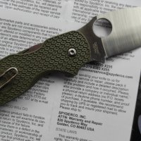 Сгъваем нож Spyderco C123 Sage 5, снимка 16 - Ножове - 39965584