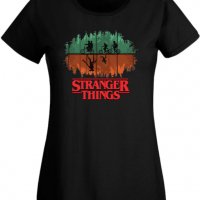 Дамска Тениска Stranger Things 2,Филм,Сериал,, снимка 2 - Тениски - 37314616