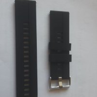 Черна,  селиконова верижка за часовник Huawei GT 3,  22 мм., снимка 1 - Смарт гривни - 37482813