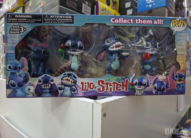 Funko POP Комплект 4 броя Големи фигурки Лило и Стич 15см, Lilo & Stitch , снимка 1