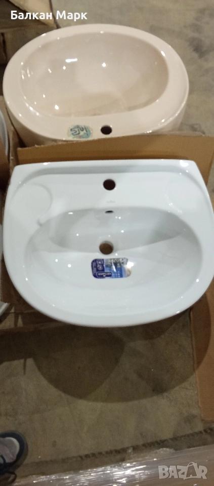 Нови порцеланови мивки/мивка за баня Cersanit – 60×45 см , снимка 1