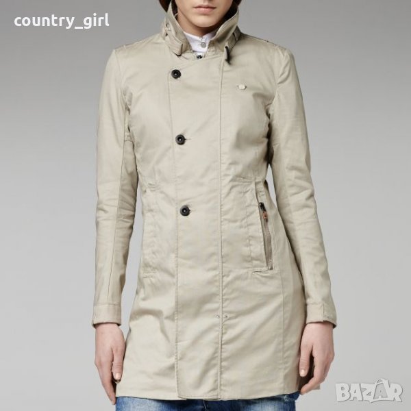 g-star minor trench jkt wmn - страхотен дамски тренч КАТО НОВ, снимка 1
