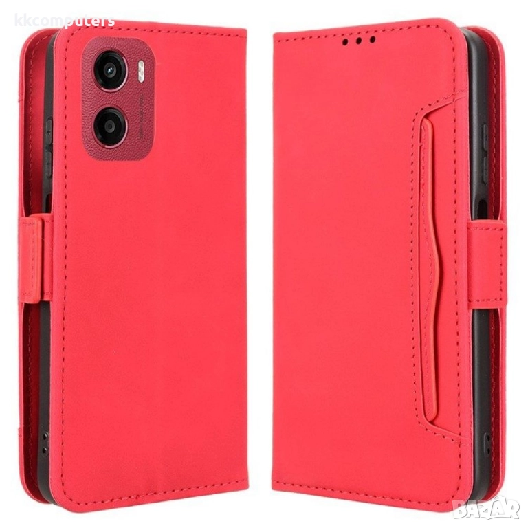 Motorola Moto G05 4G / E15 4G Multiple Card Slots /Magnetic Wallet Калъф и Протектор, снимка 1